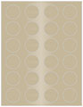 Sand Soho Round Labels (24 per sheet - 5 sheets per pack)