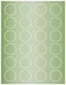 Mojito Soho Round Labels (24 per sheet - 5 sheets per pack)