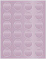Violet Soho Round Labels (24 per sheet - 5 sheets per pack)