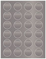 Ash Soho Round Labels (24 per sheet - 5 sheets per pack)