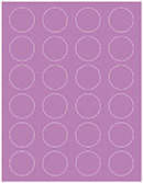 Plum Punch Soho Round Labels (24 per sheet - 5 sheets per pack)