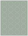 Pine Soho Round Labels (24 per sheet - 5 sheets per pack)