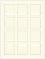 Crest Natural White Soho Square Labels 2 x 2 (12 per sheet - 5 sheets per pack)