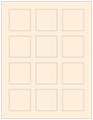 Old Lace Soho Square Labels 2 x 2 (12 per sheet - 5 sheets per pack)
