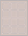 Beige Soho Square Labels 2 x 2 (12 per sheet - 5 sheets per pack)