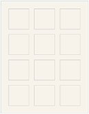 Beige Soho Square Labels 2 x 2 (12 per sheet - 5 sheets per pack)