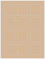 Desert Storm Soho Square Labels 2 x 2 (12 per sheet - 5 sheets per pack)