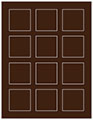 Coco Soho Square Labels 2 x 2 (12 per sheet - 5 sheets per pack)