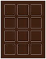 Coco Soho Square Labels 2 x 2 (12 per sheet - 5 sheets per pack)