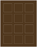 Coco Soho Square Labels 2 x 2 (12 per sheet - 5 sheets per pack)