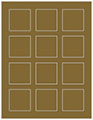 Tiger's Eye Soho Square Labels 2 x 2 (12 per sheet - 5 sheets per pack)