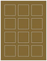 Tiger's Eye Soho Square Labels 2 x 2 (12 per sheet - 5 sheets per pack)