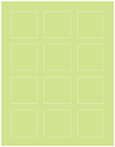 Pistachio Soho Square Labels 2 x 2 (12 per sheet - 5 sheets per pack)
