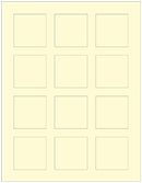 Sugared Lemon Soho Square Labels 2 x 2 (12 per sheet - 5 sheets per pack)
