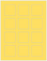 Lemon Drop Soho Square Labels 2 x 2 (12 per sheet - 5 sheets per pack)