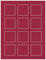Pomegranate Soho Square Labels 2 x 2 (12 per sheet - 5 sheets per pack)