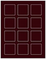 Wine Soho Square Labels 2 x 2 (12 per sheet - 5 sheets per pack)