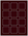 Wine Soho Square Labels 2 x 2 (12 per sheet - 5 sheets per pack)