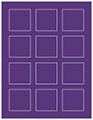 Amethyst Soho Square Labels 2 x 2 (12 per sheet - 5 sheets per pack)