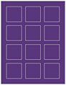 Amethyst Soho Square Labels 2 x 2 (12 per sheet - 5 sheets per pack)