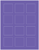 Amethyst Soho Square Labels 2 x 2 (12 per sheet - 5 sheets per pack)