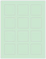 Green Tea Soho Square Labels 2 x 2 (12 per sheet - 5 sheets per pack)