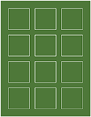 Verde Soho Square Labels 2 x 2 (12 per sheet - 5 sheets per pack)