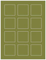 Olive Soho Square Labels 2 x 2 (12 per sheet - 5 sheets per pack)