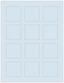 Blue Feather Soho Square Labels 2 x 2 (12 per sheet - 5 sheets per pack)