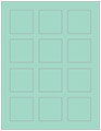 Tiffany Blue Soho Square Labels 2 x 2 (12 per sheet - 5 sheets per pack)