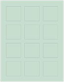 Tiffany Blue Soho Square Labels 2 x 2 (12 per sheet - 5 sheets per pack)