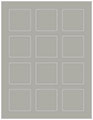 Fog Soho Square Labels 2 x 2 (12 per sheet - 5 sheets per pack)