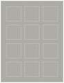 Fog Soho Square Labels 2 x 2 (12 per sheet - 5 sheets per pack)