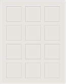 Peace Soho Square Labels 2 x 2 (12 per sheet - 5 sheets per pack)