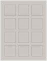 Soho Grey Soho Square Labels 2 x 2 (12 per sheet - 5 sheets per pack)