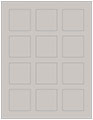 Soho Grey Soho Square Labels 2 x 2 (12 per sheet - 5 sheets per pack)