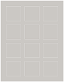 Wealth Soho Square Labels 2 x 2 (12 per sheet - 5 sheets per pack)