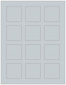 Fresh Air Soho Square Labels 2 x 2 (12 per sheet - 5 sheets per pack)