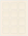 Pearlized Latte Soho Square Labels 2 x 2 (12 per sheet - 5 sheets per pack)