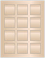 Nude Soho Square Labels 2 x 2 (12 per sheet - 5 sheets per pack)