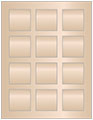 Nude Soho Square Labels 2 x 2 (12 per sheet - 5 sheets per pack)