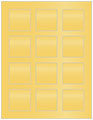Gold Soho Square Labels 2 x 2 (12 per sheet - 5 sheets per pack)
