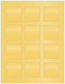 Gold Soho Square Labels 2 x 2 (12 per sheet - 5 sheets per pack)