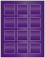 Purple Soho Square Labels 2 x 2 (12 per sheet - 5 sheets per pack)