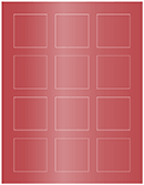 Jupiter Soho Square Labels 2 x 2 (12 per sheet - 5 sheets per pack)