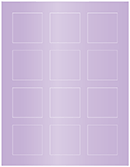 Violet Soho Square Labels 2 x 2 (12 per sheet - 5 sheets per pack)