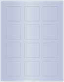 Vista Soho Square Labels 2 x 2 (12 per sheet - 5 sheets per pack)