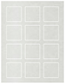 Lustre Soho Square Labels 2 x 2 (12 per sheet - 5 sheets per pack)