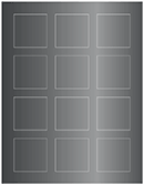 Onyx Soho Square Labels 2 x 2 (12 per sheet - 5 sheets per pack)