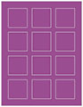 Plum Punch Soho Square Labels 2 x 2 (12 per sheet - 5 sheets per pack)